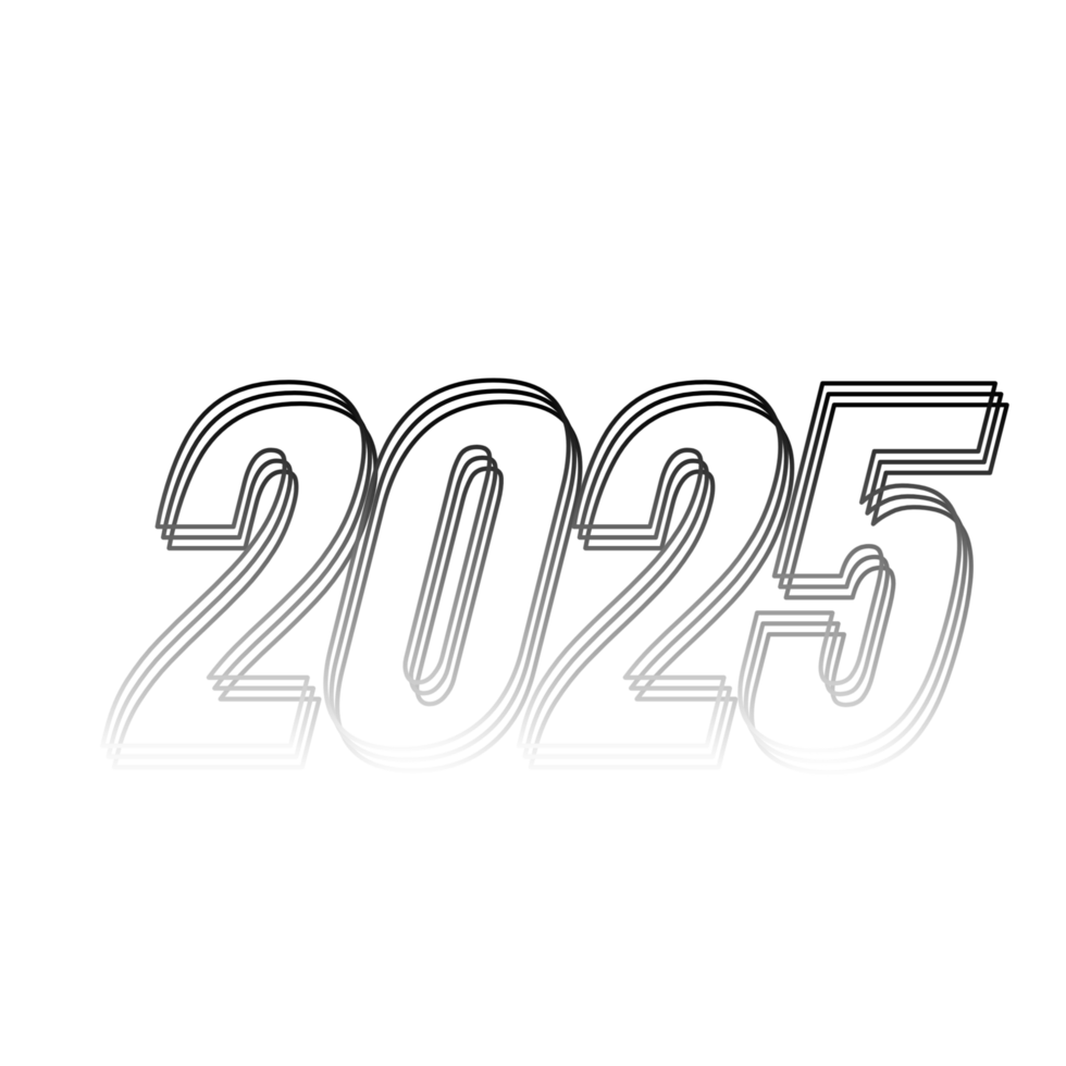 Happy new year 2025 png