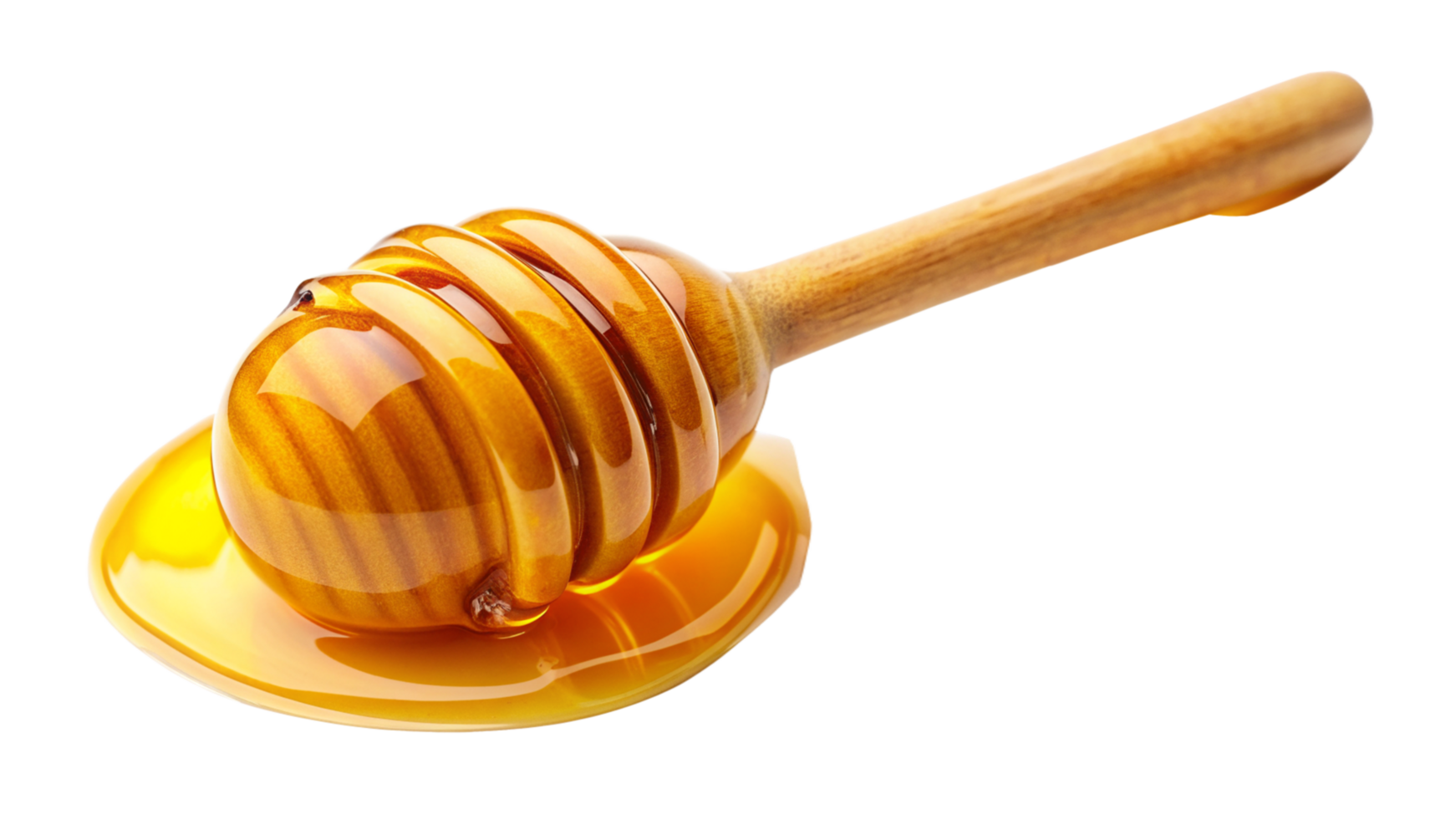 Honey dropping isolated on transparent background png