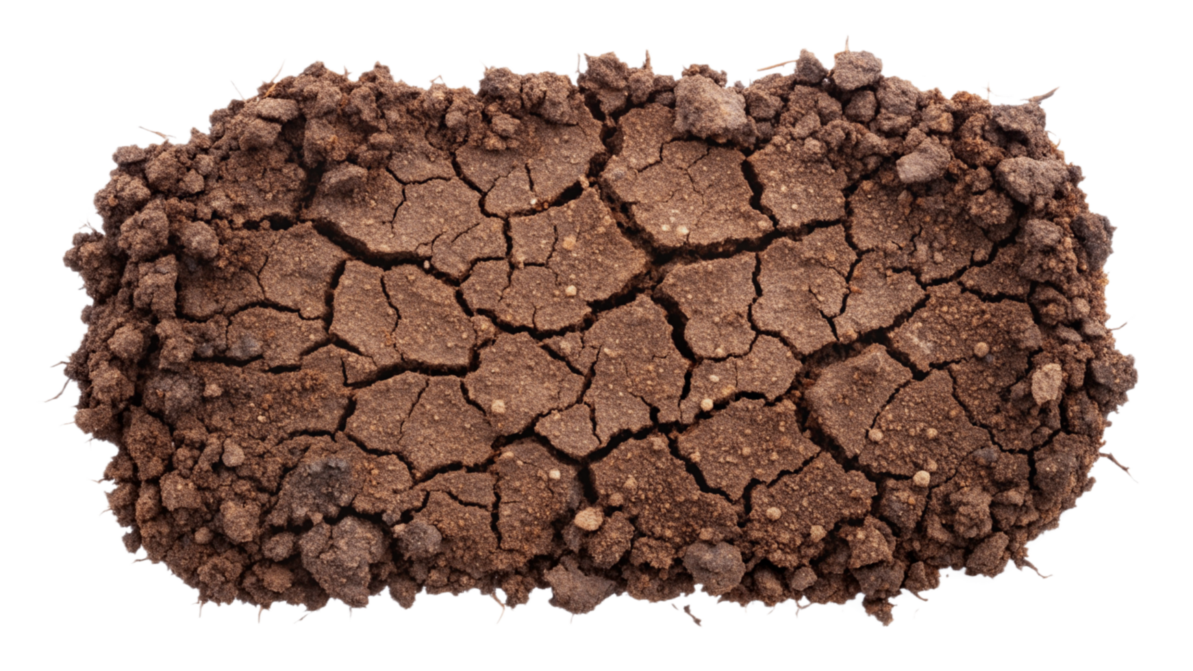 Earth hole with cracks isolated on transparent background png