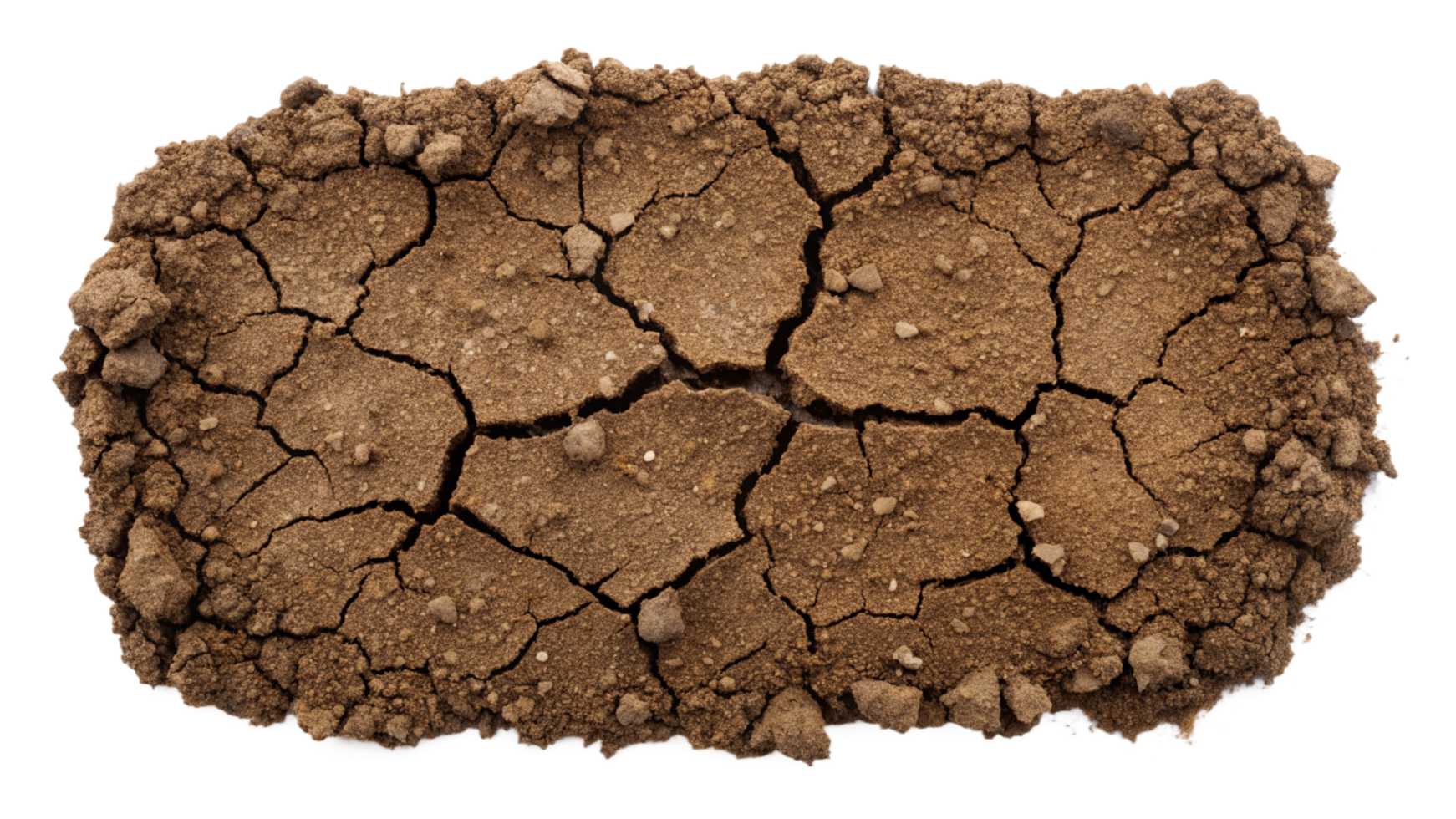 Earth hole with cracks isolated on transparent background png