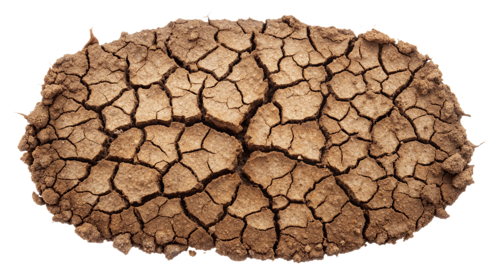 Earth hole with cracks isolated on transparent background png