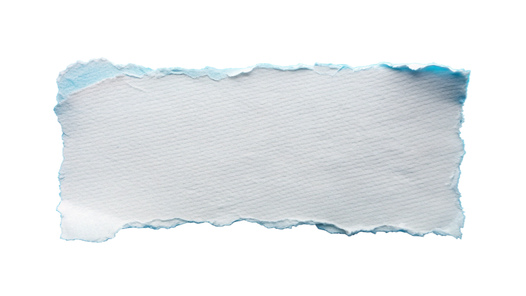 White Torn ripper paper sheet Texture isolated on transparent background png