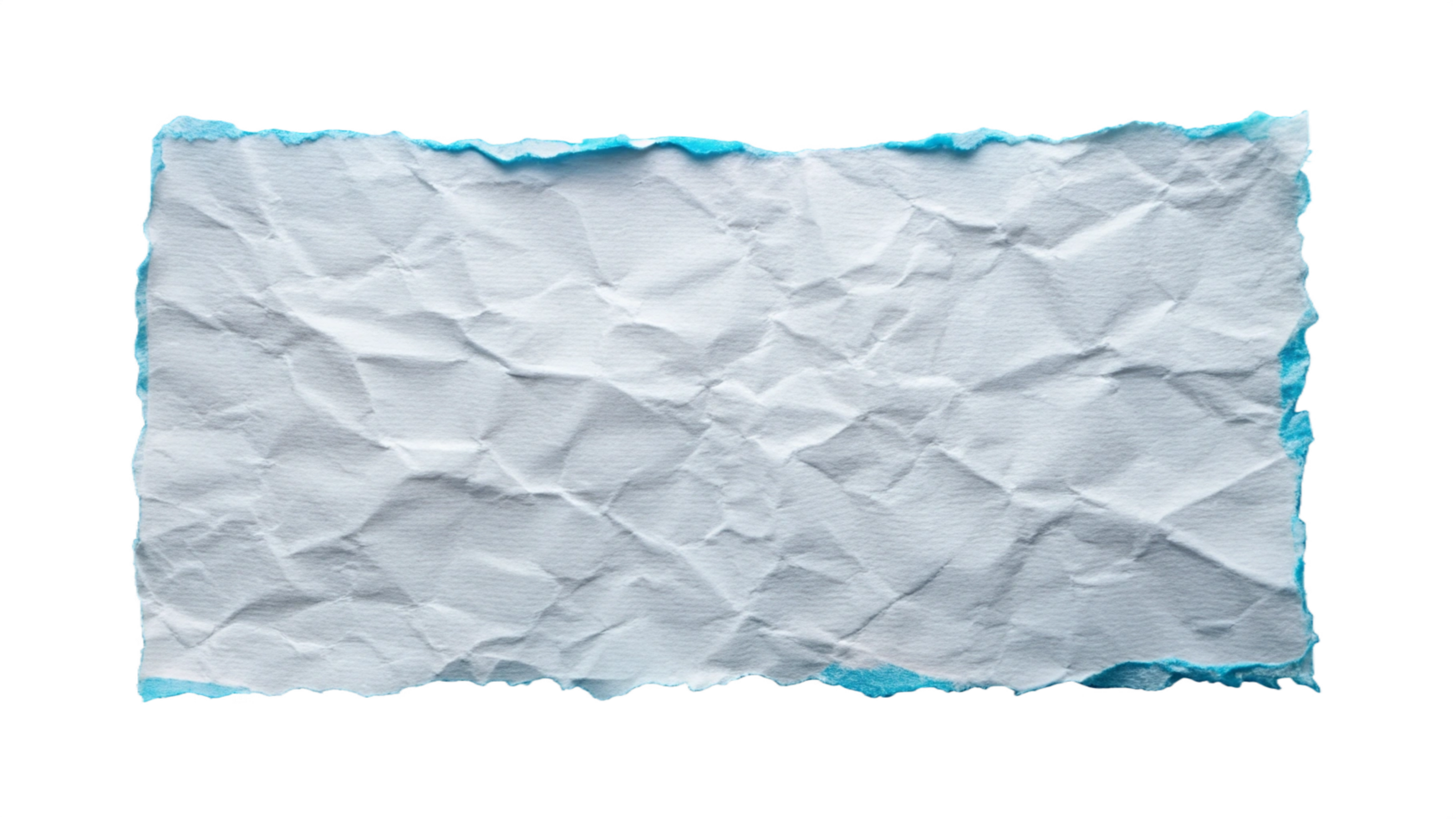 White Torn ripper paper sheet Texture isolated on transparent background png
