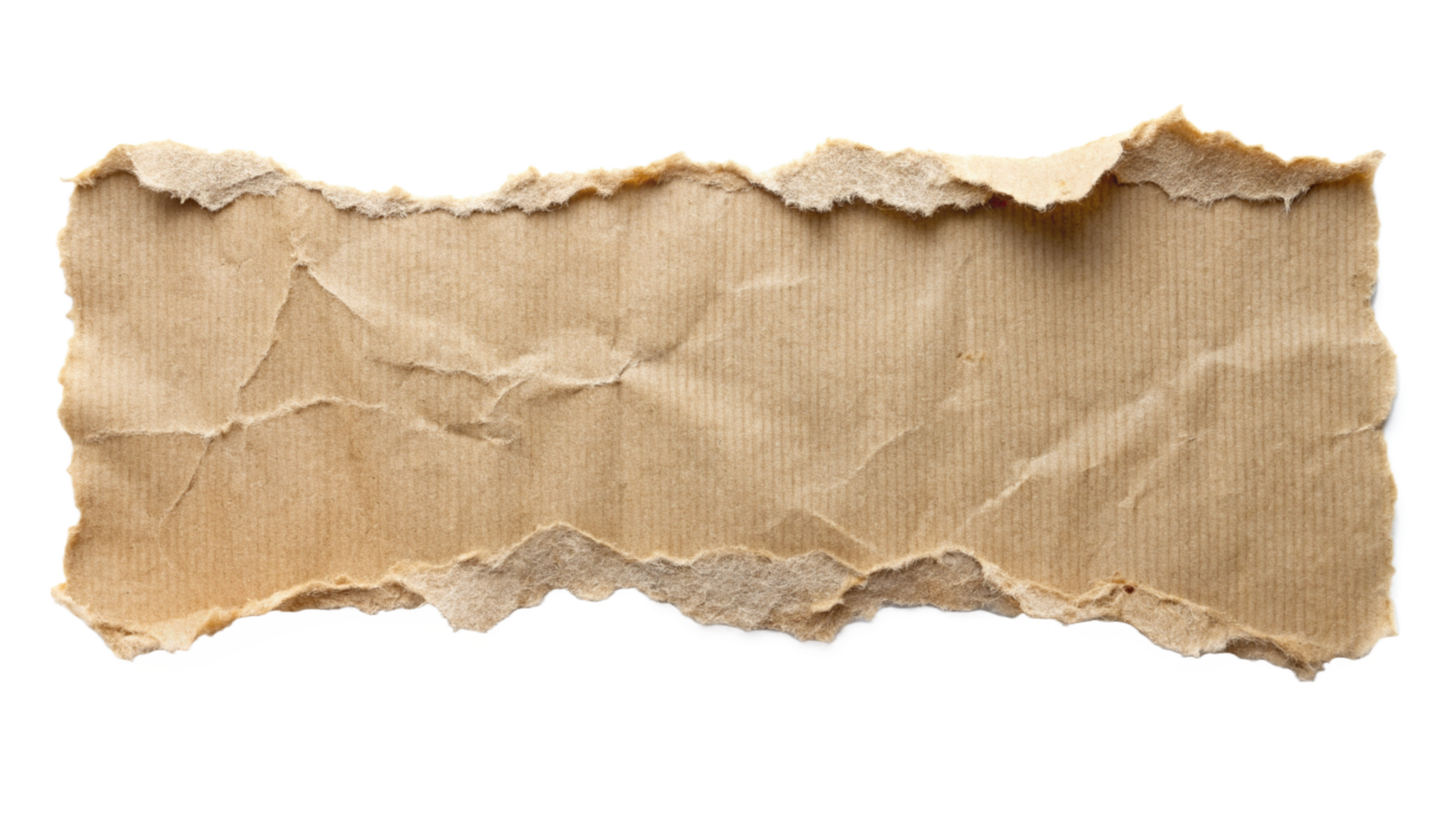Torn ripper paper sheet Texture isolated on transparent background png