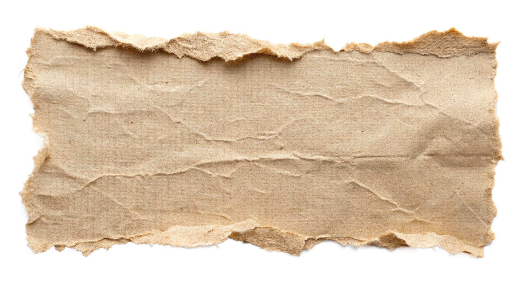 Torn ripper paper sheet Texture isolated on transparent background png