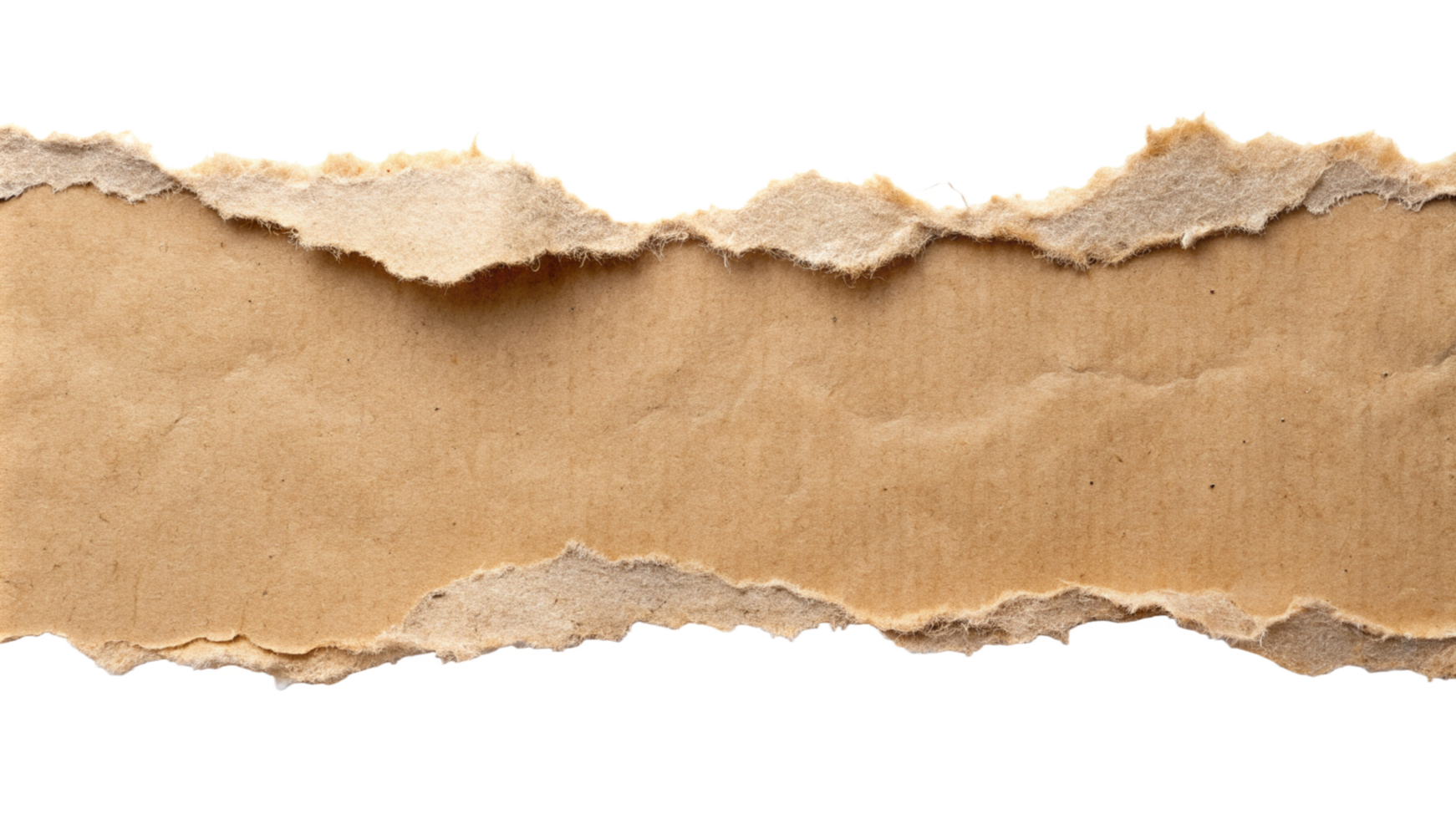 Torn ripper paper sheet Texture isolated on transparent background png