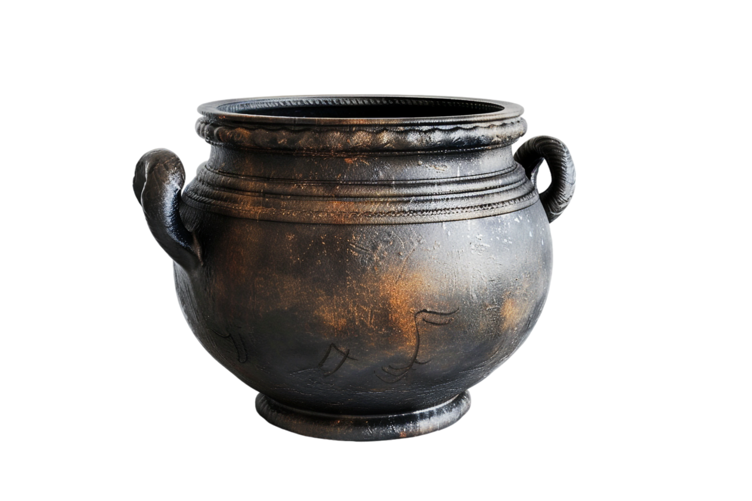 Isolated witch cauldron on transparent background png