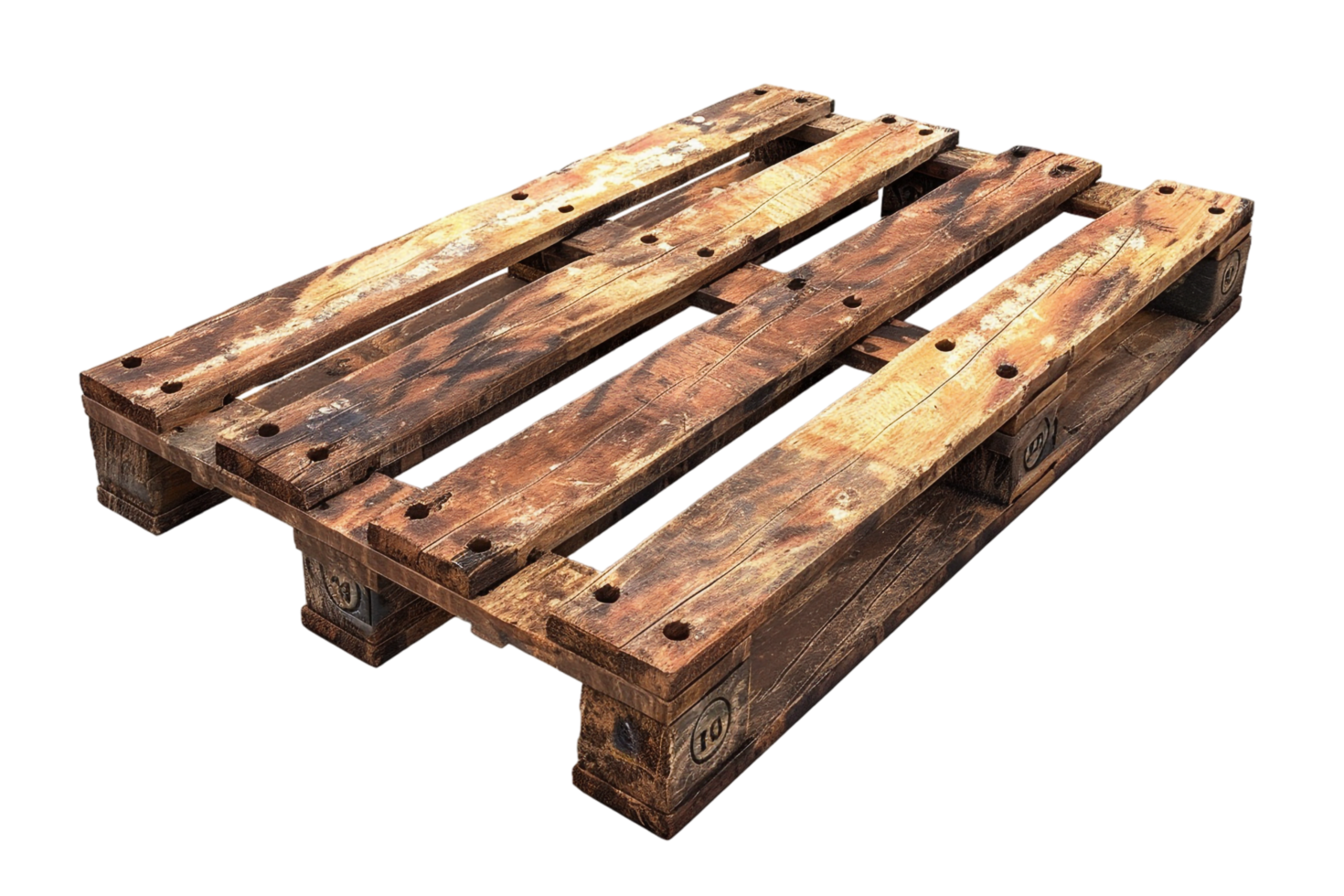 Isolated wooden pallet on transparent background 48411895 PNG