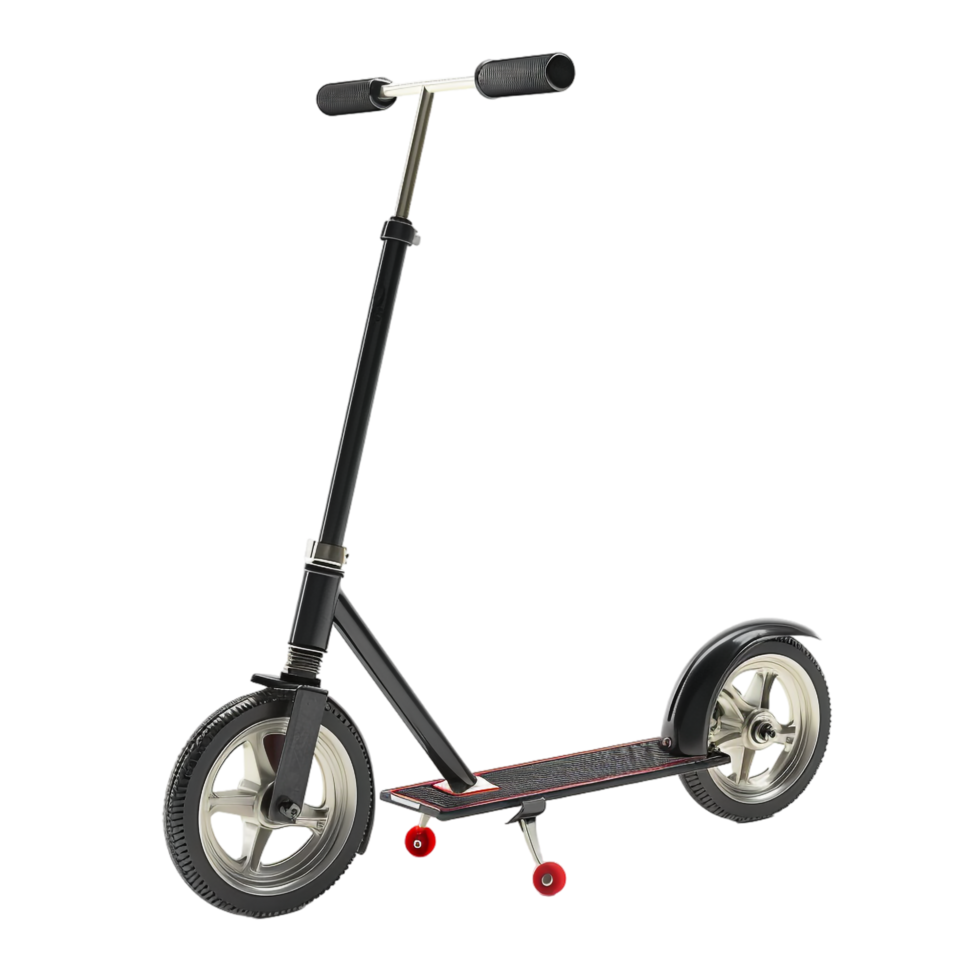 Kick scooter isolated on transparent background png
