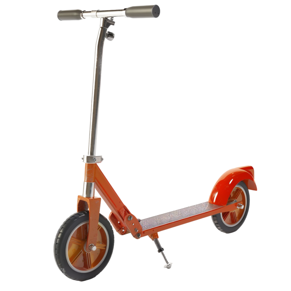 Kick scooter isolated on transparent background png