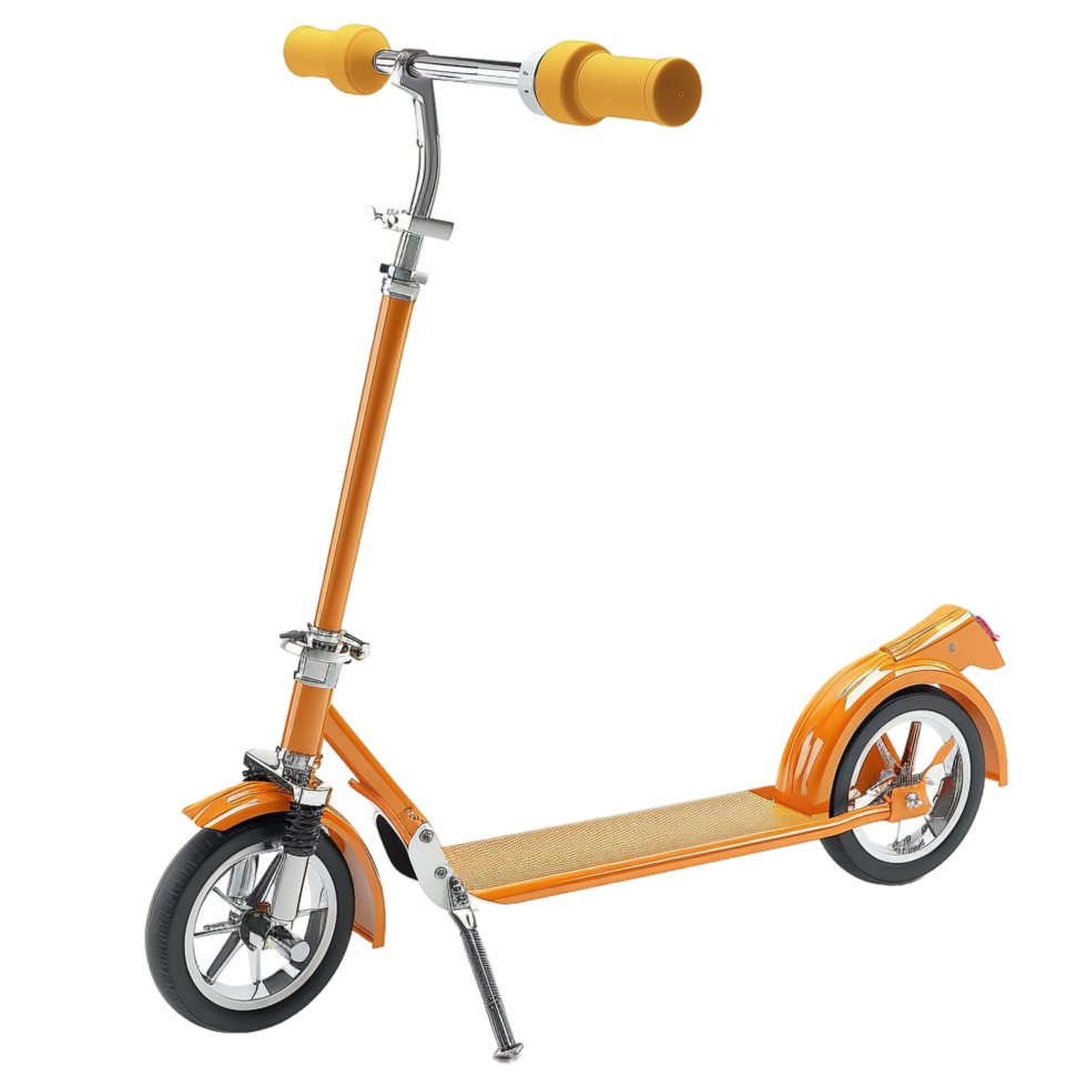 Kick scooter isolated on transparent background png