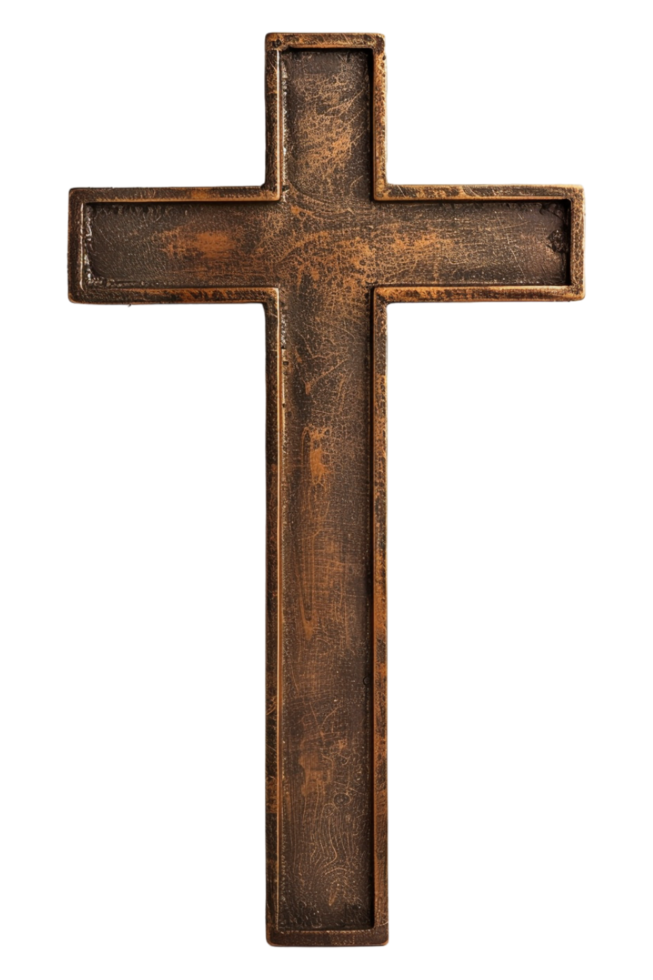 Memorial Cross Isolated on transparent Background png