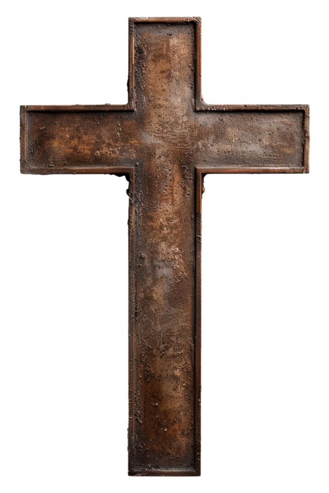 Memorial Cross Isolated on transparent Background png