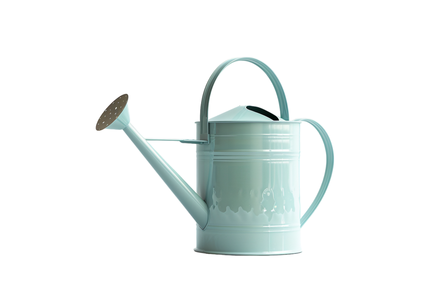 Overflowing watering can on transparent background png