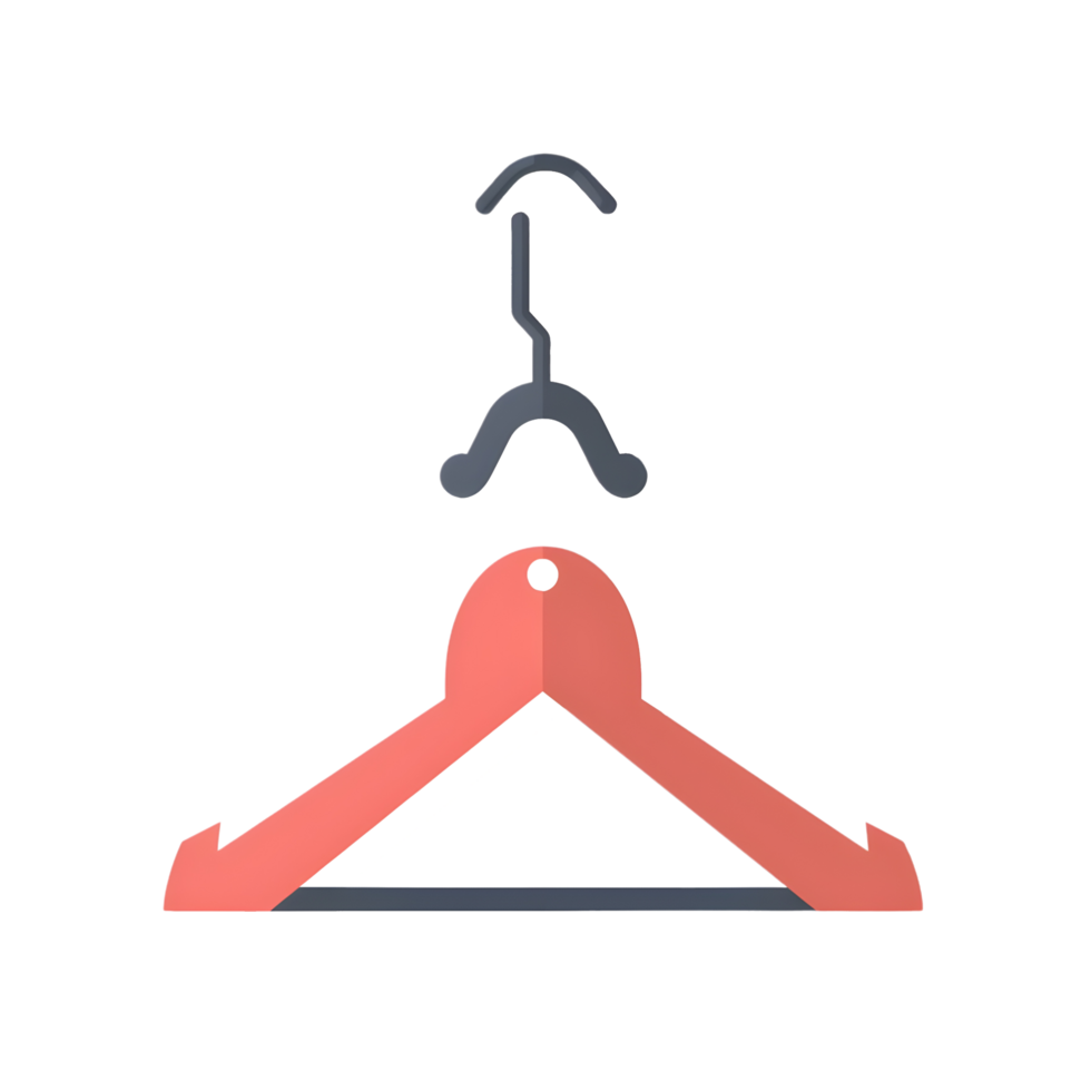 Floor hanger colored flat icon against transparent background png