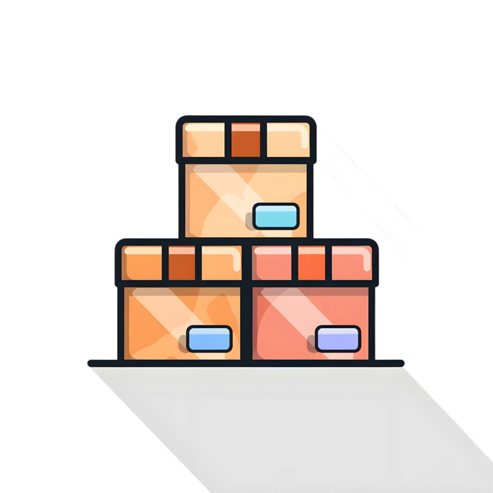 Free shipping icon against transparent background png