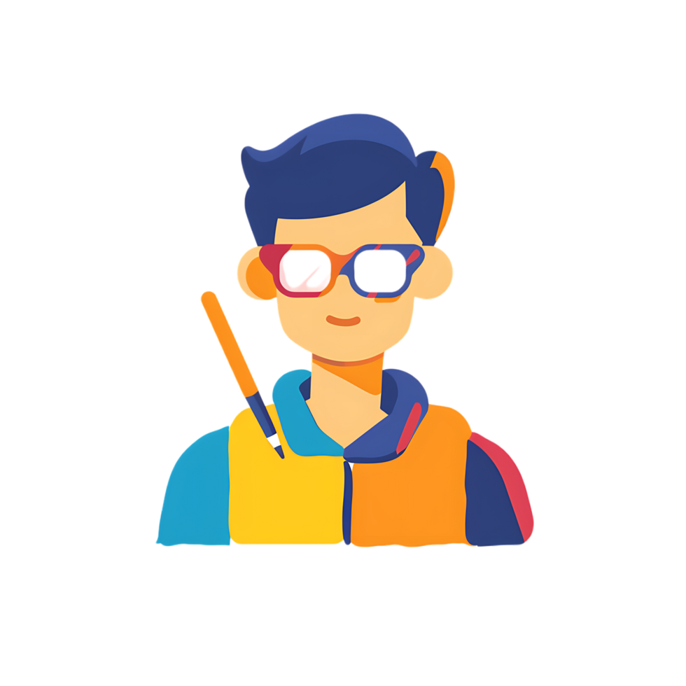 Graphic Designer icon against transparent background Generated by Ai png