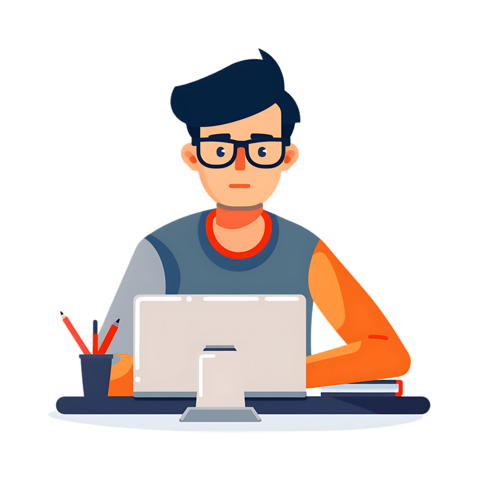 Graphic Designer icon against transparent background Generated by Ai png