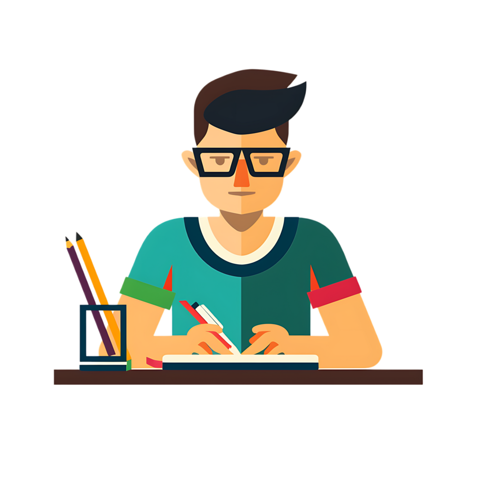 Graphic Designer icon against transparent background Generated by Ai png