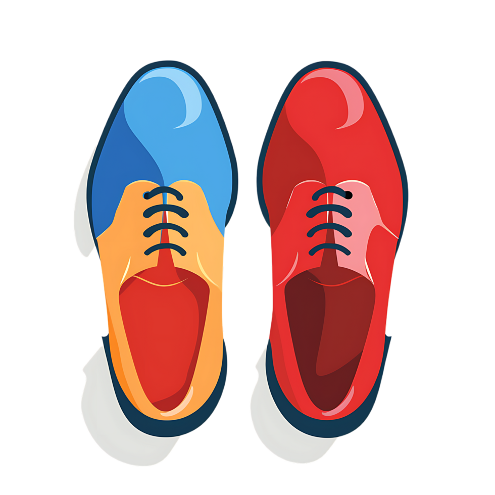 Man shoes icon against transparent background generated by Ai png