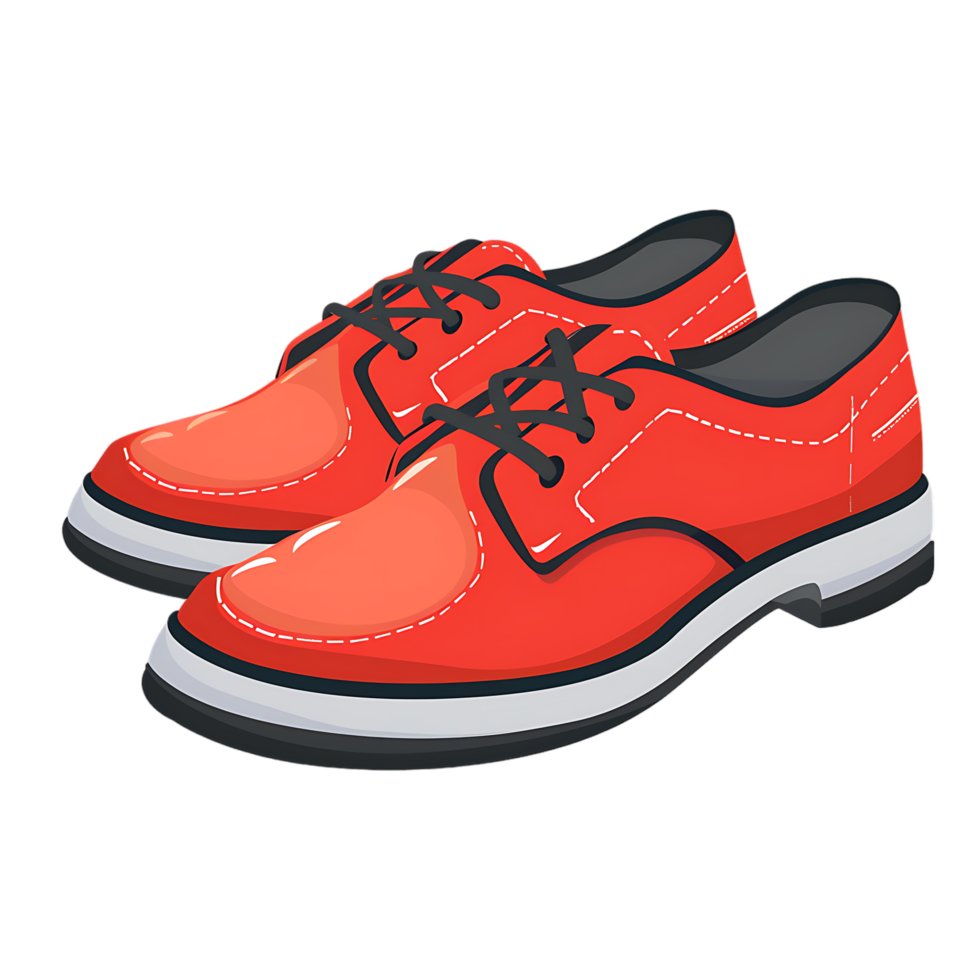 Man shoes icon against transparent background generated by Ai png