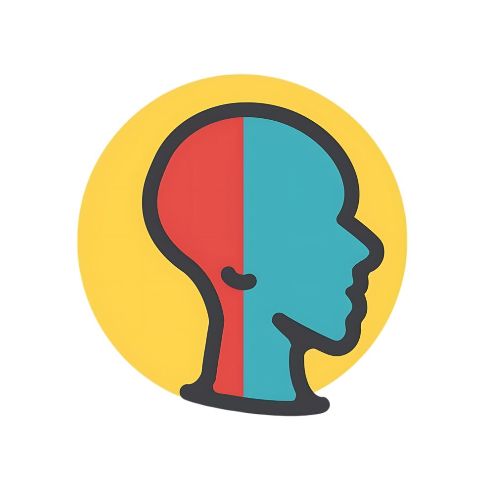 Psychologist icon against transparent background png