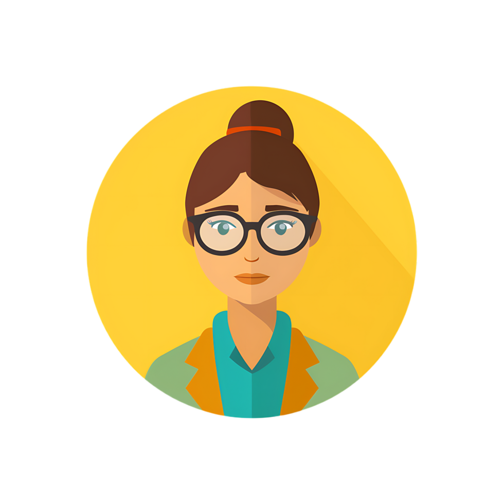 Teacher icon against transparent background png