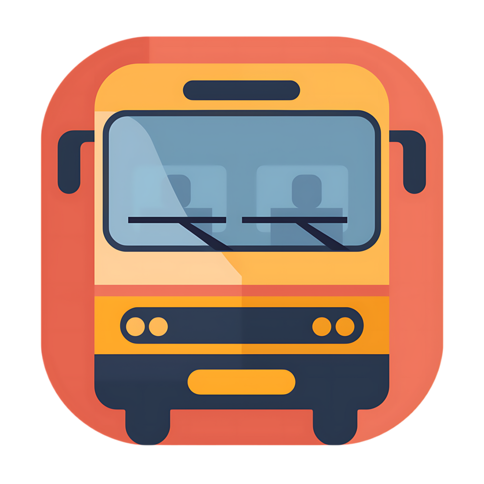 Transportation icon background against transparent background generated by Ai png