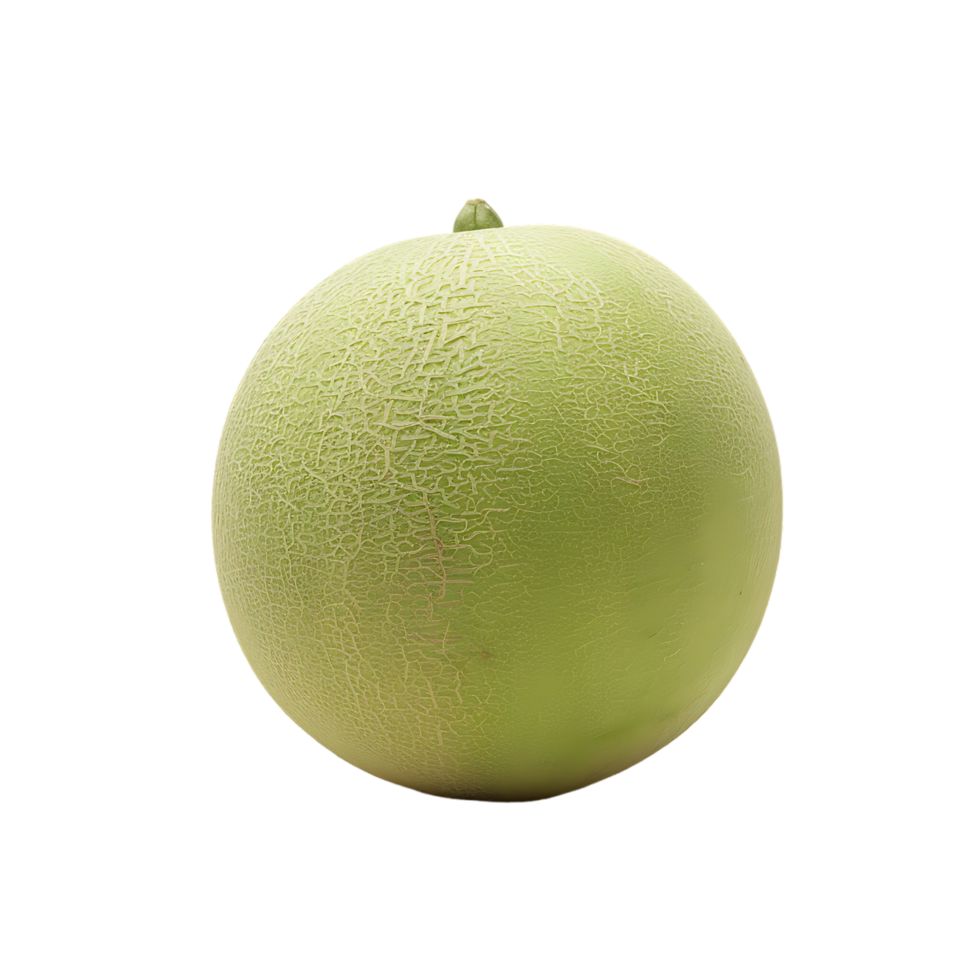 Honeydew melon isolated on transparent background generated Ai png