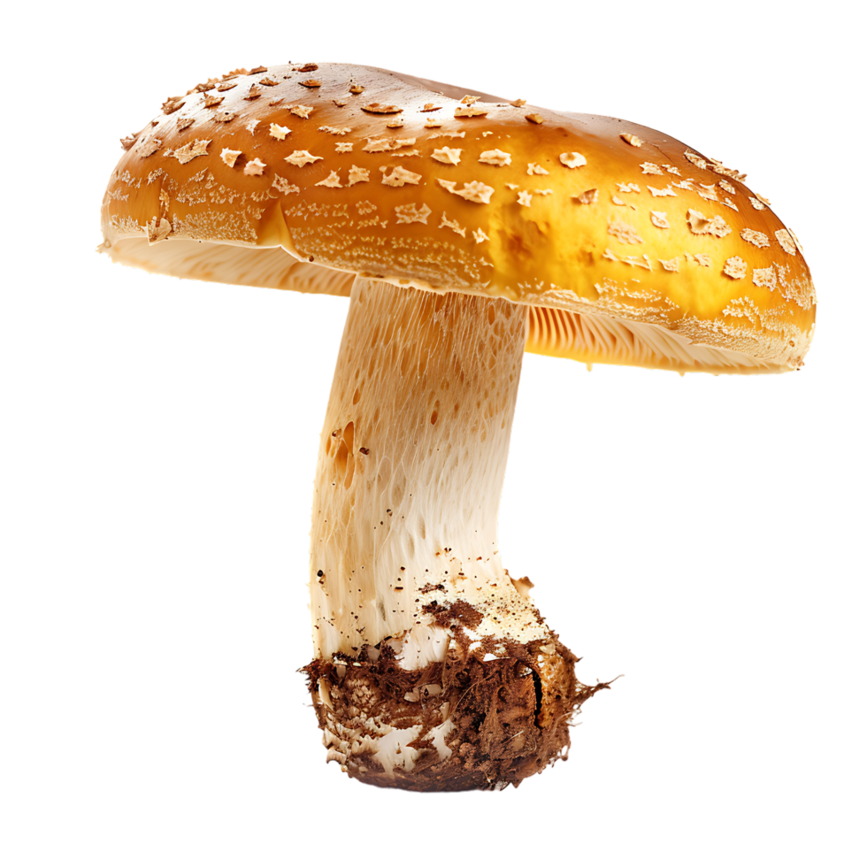 Fungi mushroom little mushroom isolated on transparent background generated Ai png