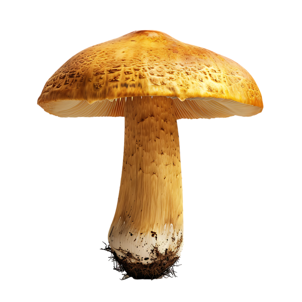 Fungi mushroom little mushroom isolated on transparent background generated Ai png