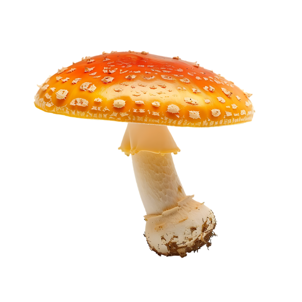 Fungi mushroom little mushroom isolated on transparent background generated Ai png