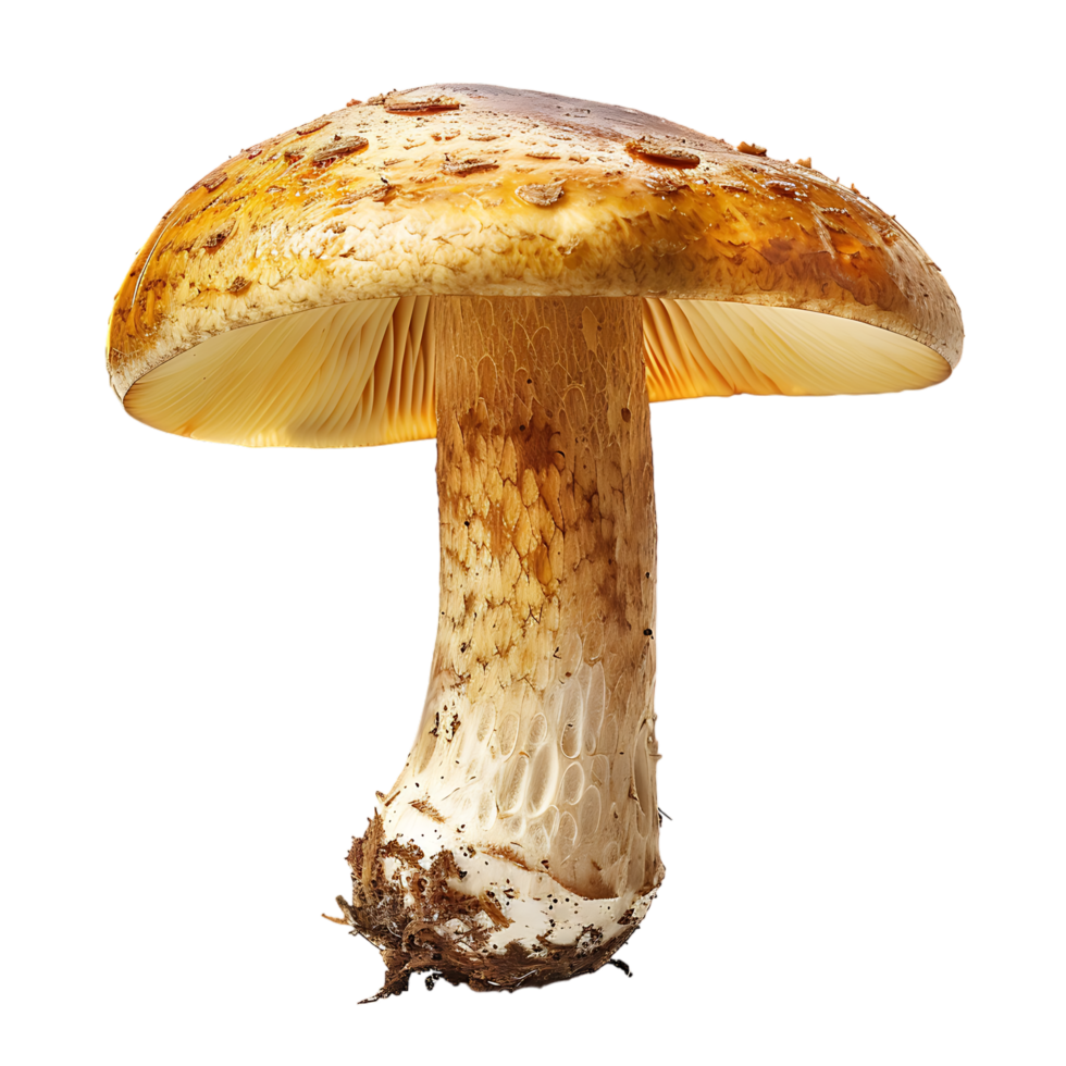 Fungi mushroom little mushroom isolated on transparent background generated Ai png