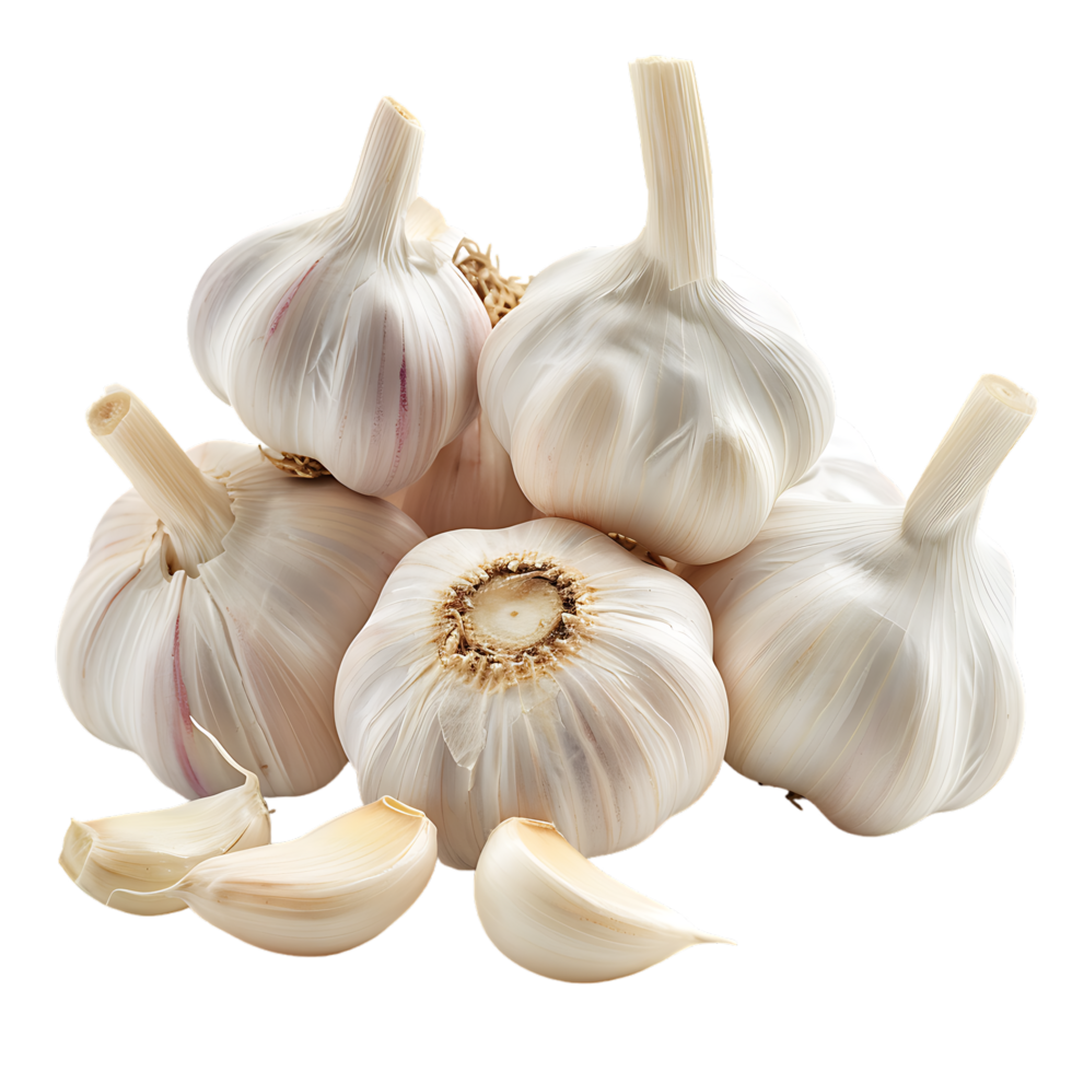 Isolated Garlic on transparent background png