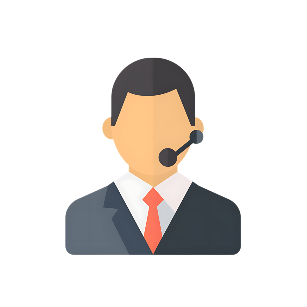Journalist icon over transparent background png
