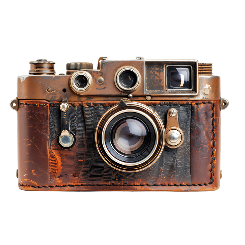 Brown Camera over transparent background png