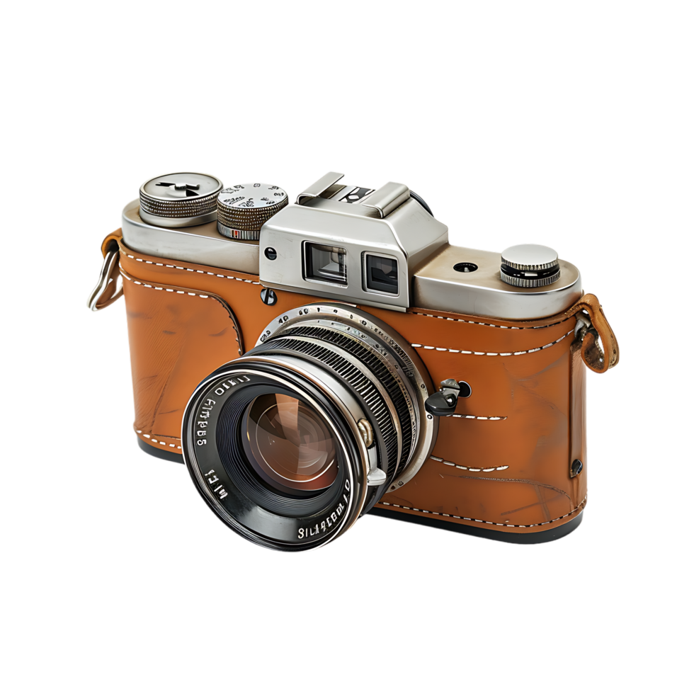 Brown Camera over transparent background png