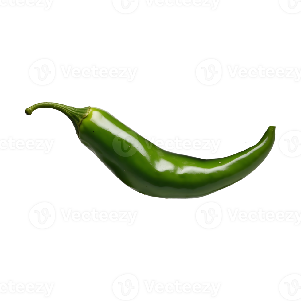 speziato freschezza verde chili isolato su trasparente sfondo png