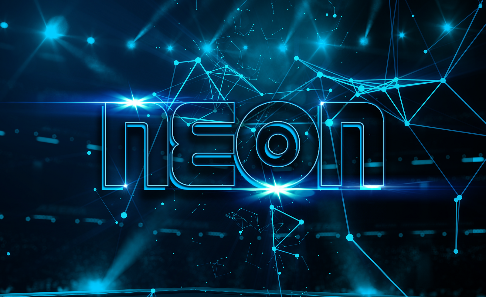 Neon Text Effect psd