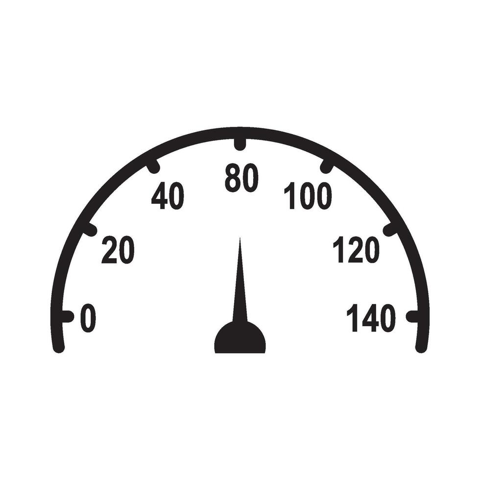 speedometer mobil icon symbol vector