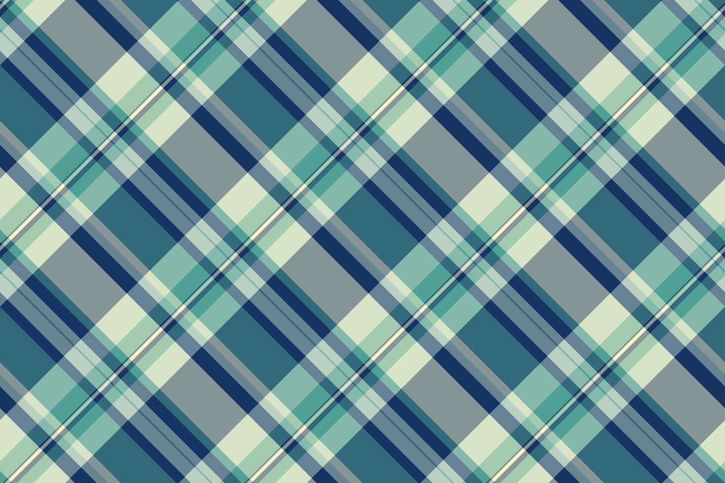 Dreamy plaid tartan, cover pattern check seamless. Bold textile background texture fabric in pastel and cyan colors. vector