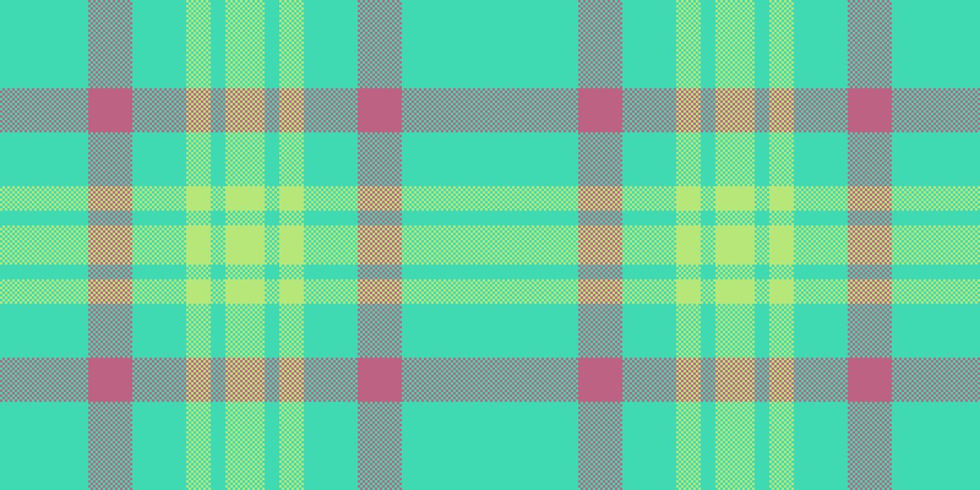 Free seamless check plaid, christmas background pattern . Up fabric tartan texture textile in teal and pink colors. vector