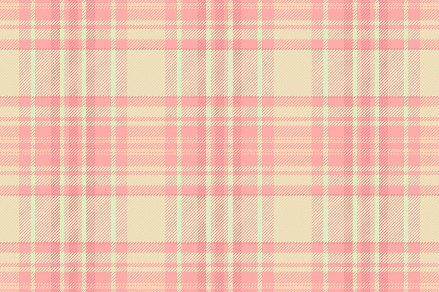 Backdrop plaid check, household fabric texture background. Tone seamless textile pattern tartan in light and red colors. vector