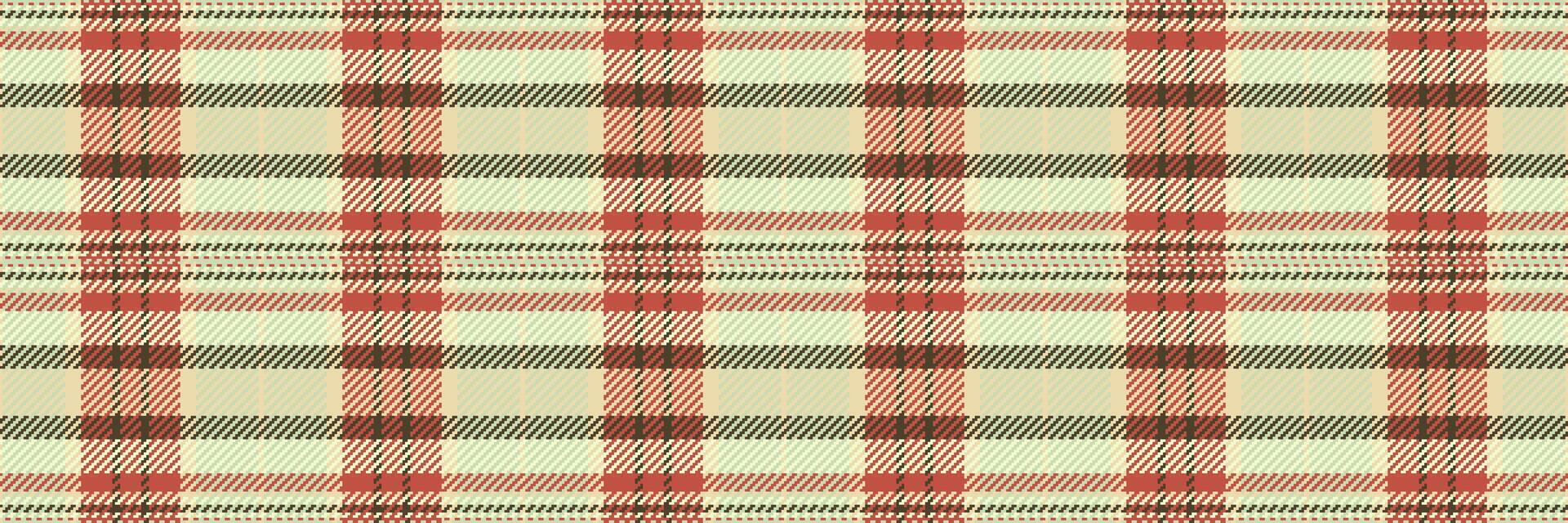 Grid seamless background texture, package textile tartan. Kingdom plaid pattern fabric check in light and red colors. vector