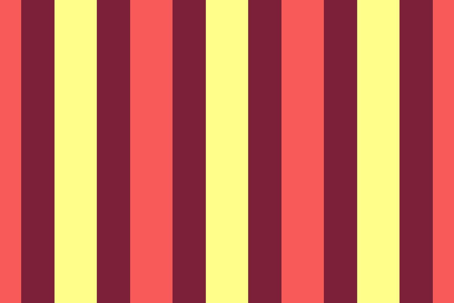 Marriage seamless lines, silk fabric textile stripe. Birthday pattern vertical texture background in red and yellow colors. vector