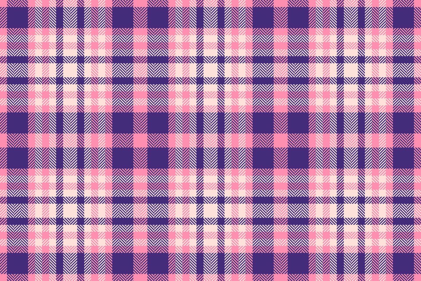 Daisy textile fabric texture, rug check seamless plaid. Feminine pattern background tartan in indigo and red colors. vector