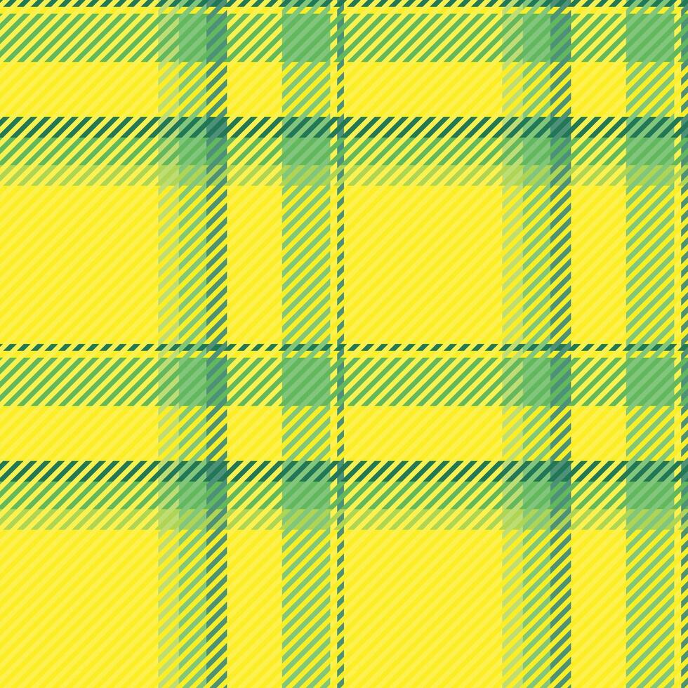 Festival pattern textile fabric, structure tartan plaid . Mat seamless check background texture in yellow and green colors. vector