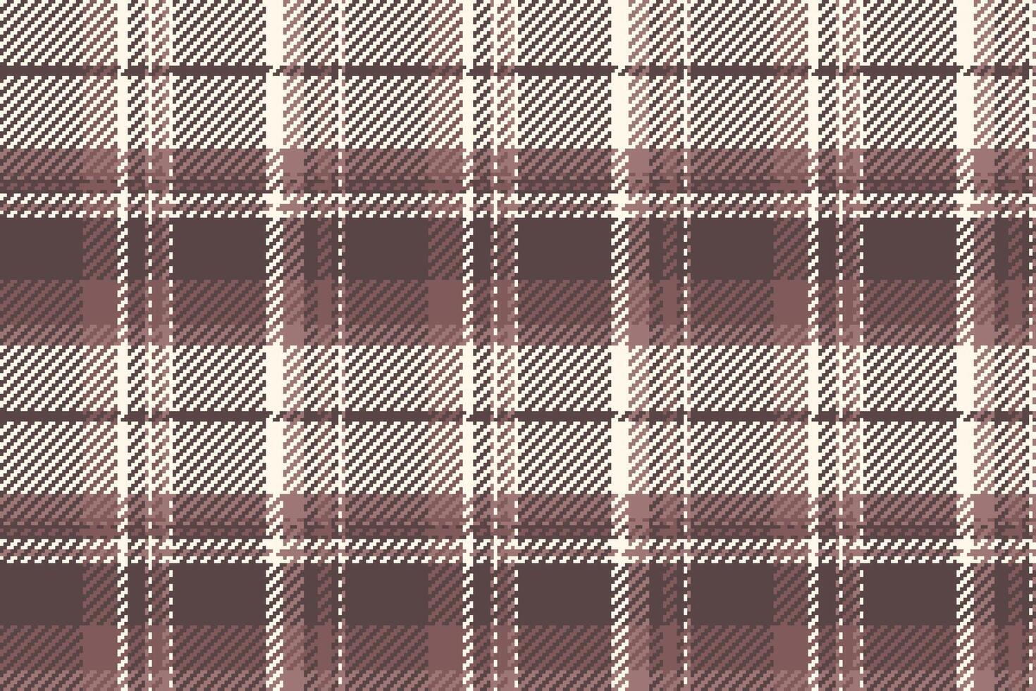 Greeting plaid check fabric, naked background textile seamless. Regular pattern texture tartan in pastel and sea shell colors. vector