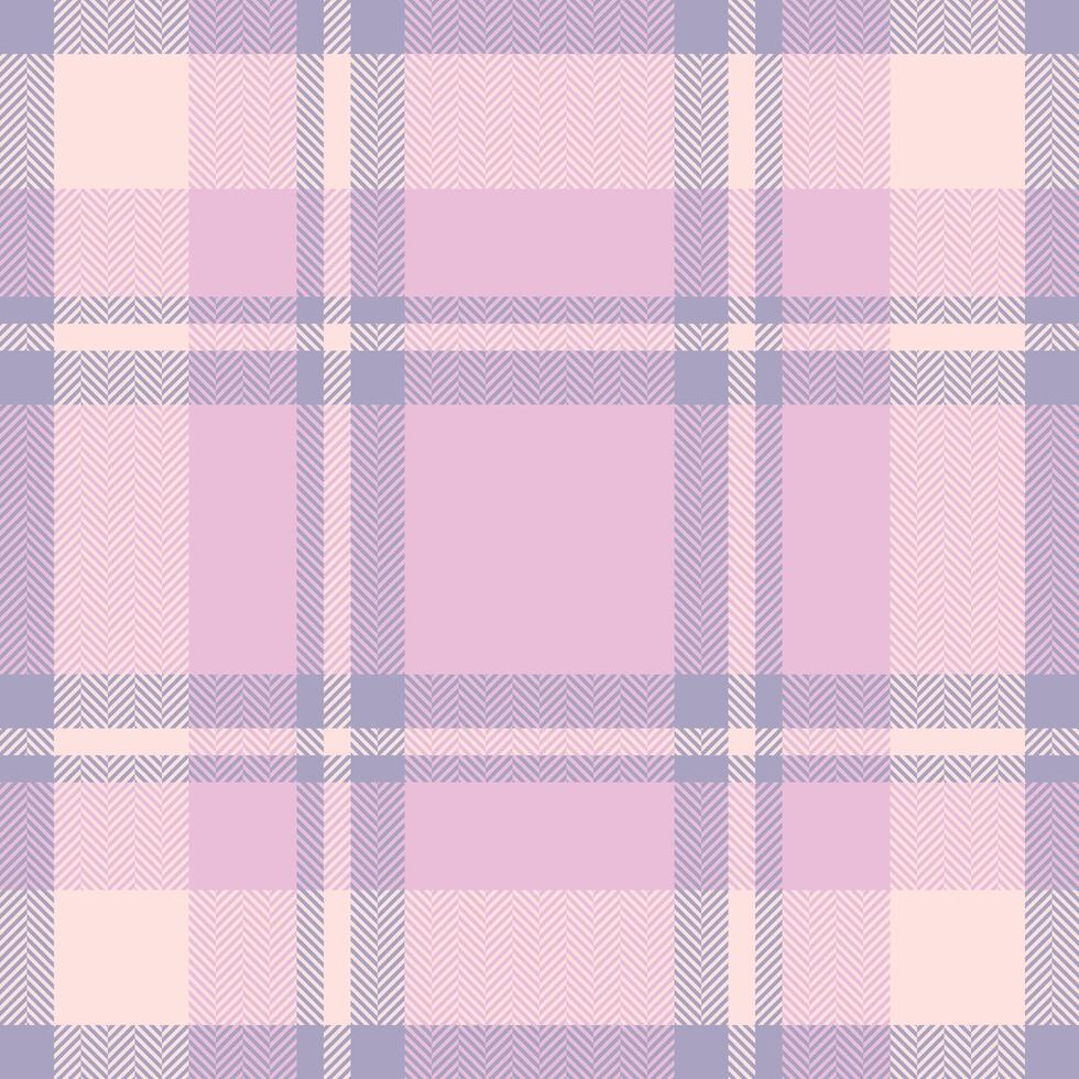 Plaid check pattern. Seamless fabric texture. Tartan textile print. vector