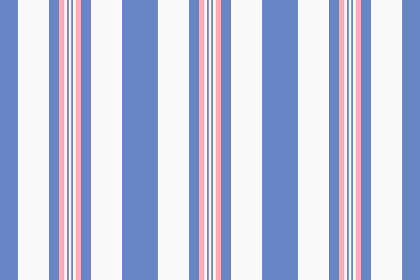 Fabric pattern stripe vertical, direct fabric texture. Professional textile lines seamless background in blue and white colors. vector